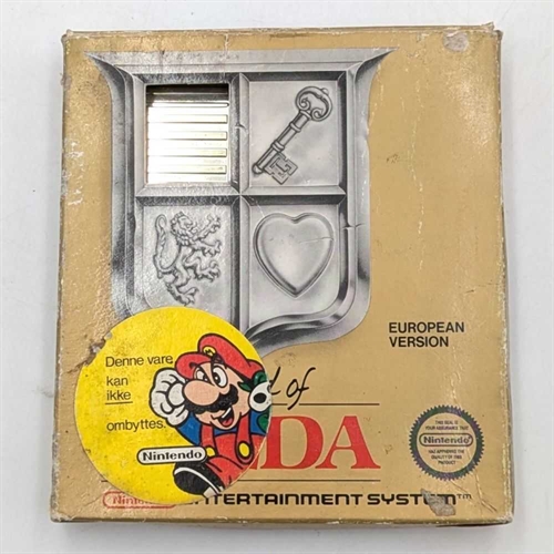 The Legend of Zelda - Original Small Box - (EEC) - NES Spil (B Grade) (Genbrug)